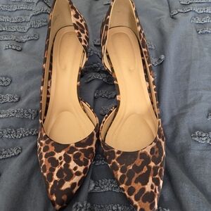 Kelly & Katie Leopard Print Heels